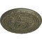 Ekena Millwork Amelia Ceiling Medallion (Fits Canopies up to 4 1/8"), Hnd-Painted Painted Turtle, 15 3/4"OD x 5/8"P CM16AMPTF - alternate 4